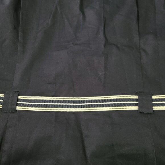 Robbie Bee Womens Belted Blazer Black Size 16 Cotton Blend Short Stretch Sleeve - Picture 11 of 12